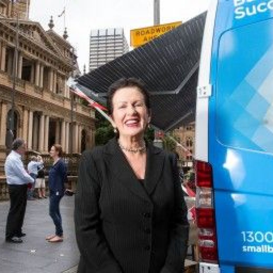 Lord Mayor Clover Moore with the Small Biz Bus 620x256