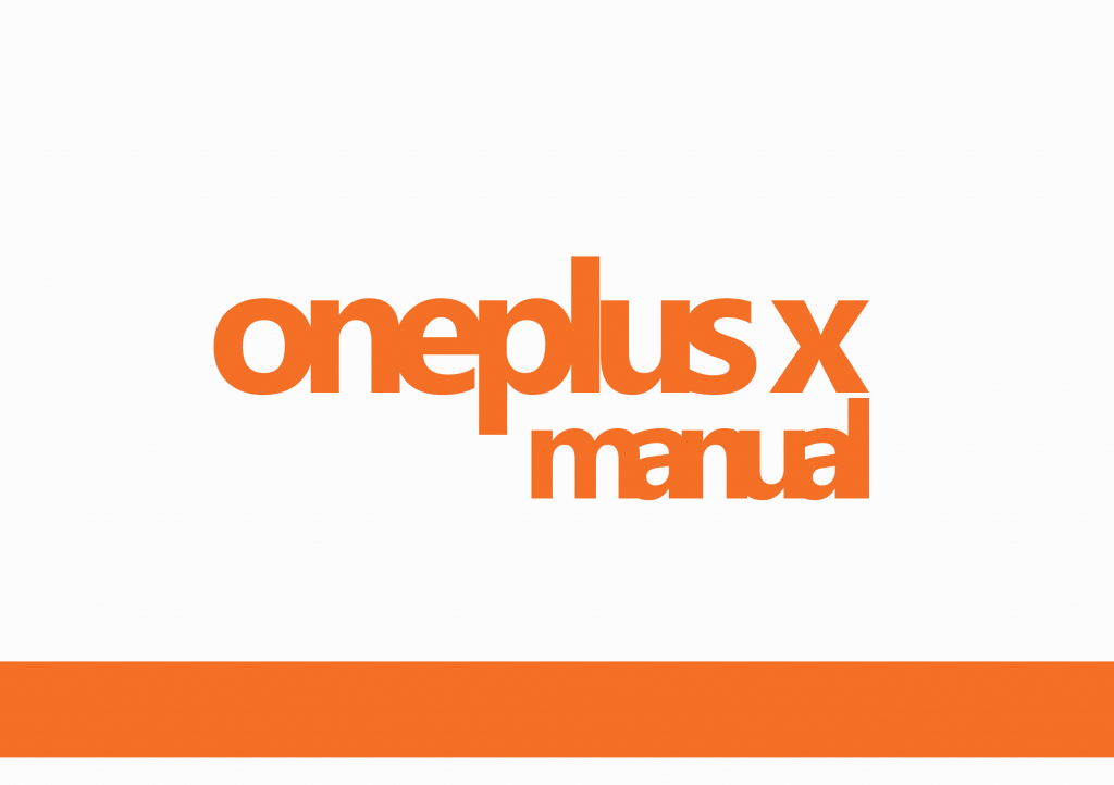 OnePlus X Page 0