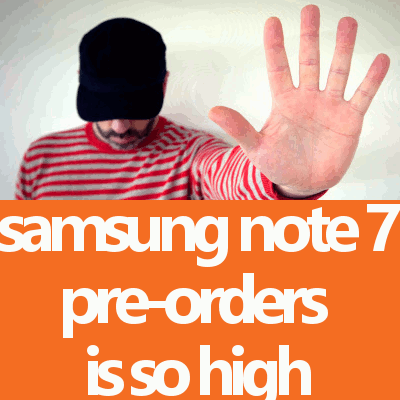 samsung stops note 7 pre-orders fi