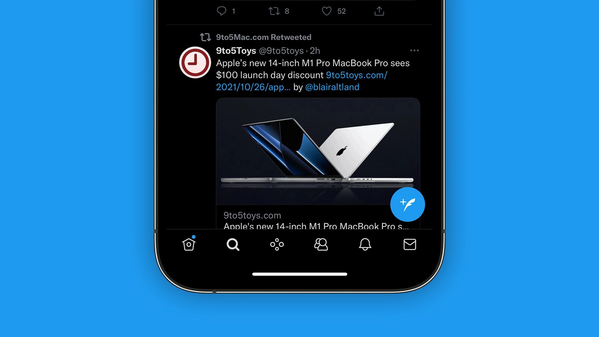 Twitter-app-navigation-bar