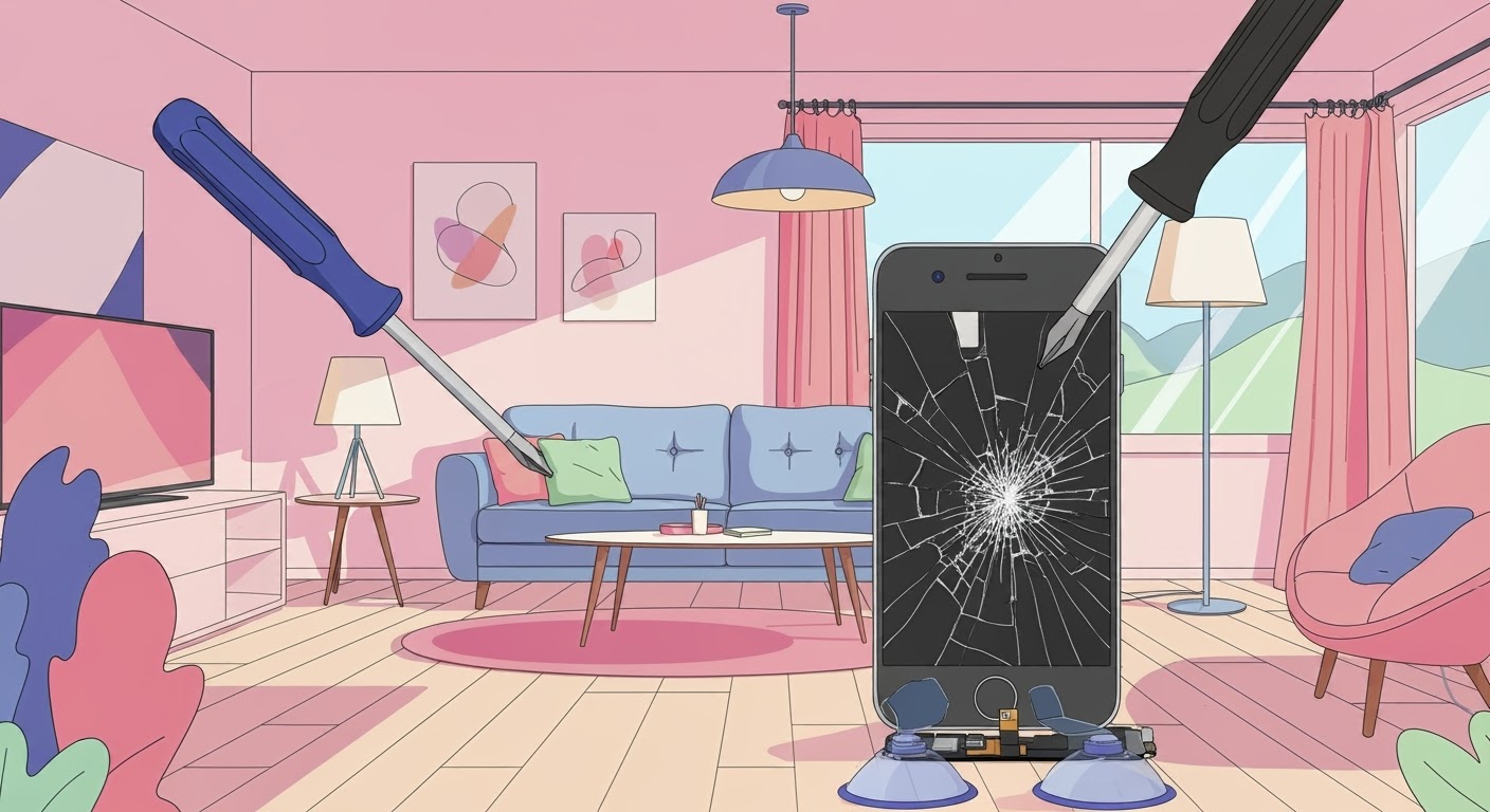 DIY Phone Screen Crack Repair Kit - Feanatic