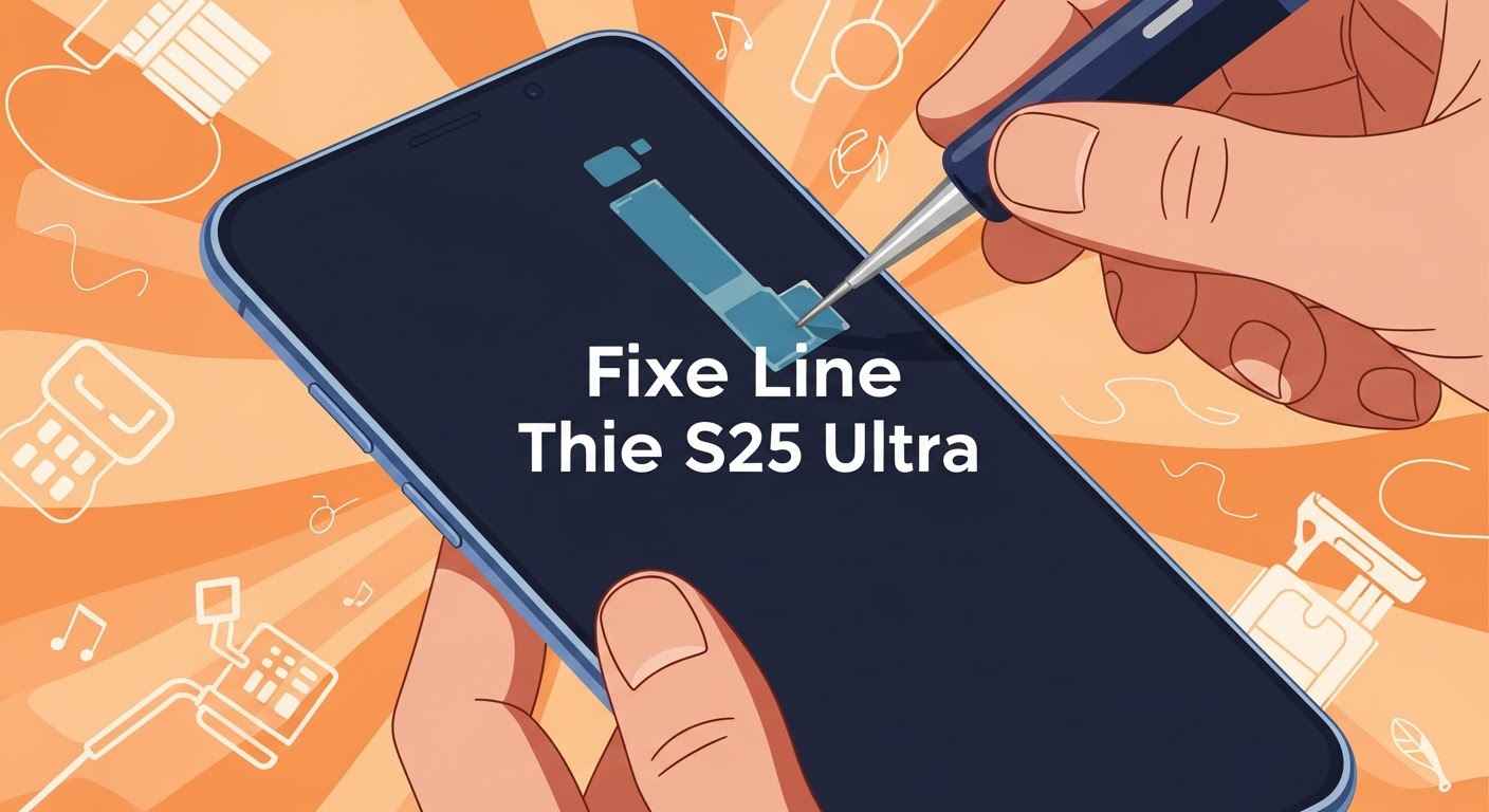 Fixing Samsung S25 Ultra Screen Lines | Sydney CBD Repair Centre