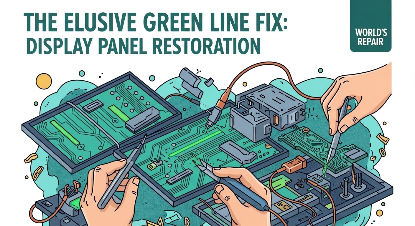 Elusive Green Line Fix: The Display Panel Restoration | Sydney CBD ...